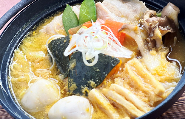 甲州名物　ほうとう料理写真